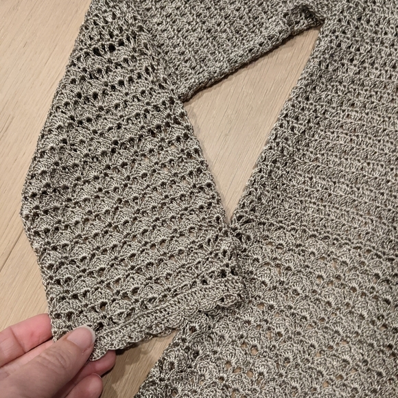 90's style crochet cardigan - Picture 6 of 7